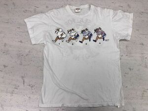 キャプテンサンタ CAPTAIN SANTA CLUB キャラクター マリン スポーツ トラッド 半袖Tシャツ カットソー メンズ バックプリント有 M 白