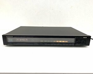 秦野店【現状品】11-4 KENWOOD ケンウッド KT-1010 Ⅱ AM-FM STEREO TUNER チューナー 通電確認済み