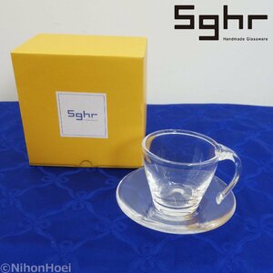 送料無料 ◆ Sghr スガハラ コーヒーカップ＆ソーサー ◆ バルズテーブル ノマ クリアー 190ml コーヒー/紅茶◆ 菅原工芸硝子