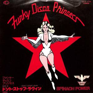C00206863/EP/スピニッヂ・パワー(織田哲郎)「ファンキー・ディスコ・プリンセス/ドント・ストップ・ラヴィン(1979年・ディスコ・DISCO)