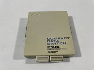 ◆ ELECOM エレコム COMPACT DATA SWITCH DTSC-232 RS-232C切り替え器 ◆動作品◆