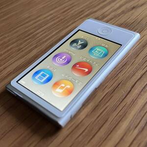 【Apple アップル】iPod nano 第7世代 MD480J シルバー 銀 16GB 中古品本体のみ 生産終了品 追跡付送料無料