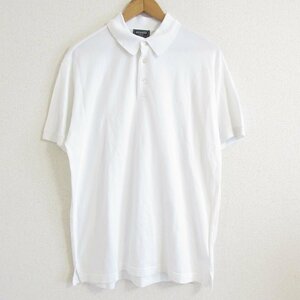 美品 HERMES エルメス H刺繍 半袖 ポロシャツ カットソー XL ホワイト