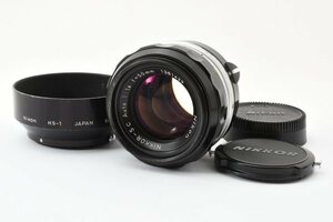 ★美品　動作確認済★ NIKON ニコン NIKKOR-S.C Auto 50mm f1.4 MF レンズ　防湿庫管理 #B481