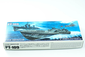 アオシマ　1/350　アメリカ魚雷艇　PT-109 内袋未開封未組立　プラモデル