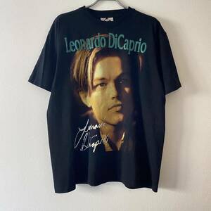 古着 Leonardo DiCaprio Titanic Tee Black タイタニック レオナルドディカプリオ Tシャツ band rap Movie ラップT バンドT ムービーT 