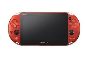 中古PSVITAハード PlayStation Vita本体 Wi-Fiモデル メタリック・レッド[PCH-2000ZA26]