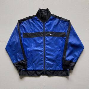 90s Nike ナイキ ジップアップ ナイロン ジャケット バスケットボール M