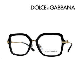 【DOLCE&GABBANA】ドルチェ＆ガッバーナ　メガネフレーム　DG3396　501　ブラック　ノーズパット仕様　国内正規品