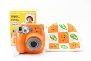 [極上品] 動作確認済 FUJIFILM instax mini 7 カードサイズ写真インスタントカメラ なっちゃん チェキポップ #2257846A