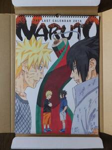 『NARUTO-ナルト-』2016年未使用段ボール函入りカレンダー(14枚)