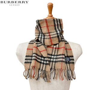 【BURBERRY】ノバチェック柄マフラー/ウール★バーバリーロンドン