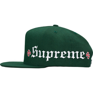 希少★新品本物【緑】Independent Old English 5-Panel インディペンデントオールドイングリッシュ 正規店購入 シュプリーム Supreme 17A/W