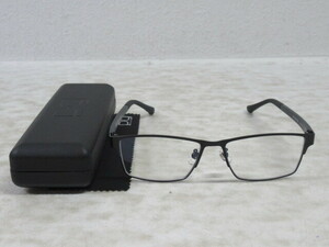 ◆S615.PINT GLASSES PG-111L-BK Blue Blocking ピントグラス 眼鏡 メガネ 度入り 老眼鏡/中古