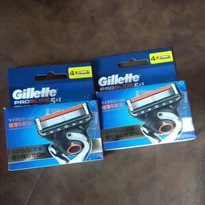 新品未開封品　送料無料　　　　　　　　　　　　　　　　　　　　　　　　　　ジレット　プログライド5+1　替刃　4個入り×2箱 Gillette 