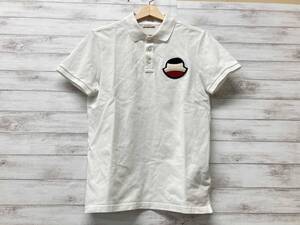 MONCLER MAGLIA POLO MANICA CORTA モンクレール F10918A70400 半袖ポロシャツ 白 通年