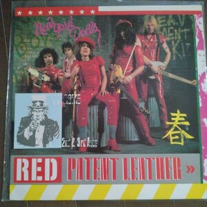 LP NEW YORK DOLLS ［RED PATENT LEATHER] NEW ROSE RECORDS JOHNNY THUNDERS