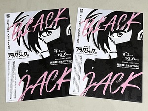 珍品 稀少 映画チラシ フライヤー 2024年イベント「手塚治虫 ブラックジャック展」A4京都版 2枚セット