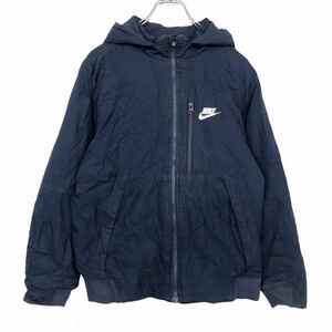 NIKE ダウンジャケット キッズ L ネイビー ナイキ スポーツ アウター 古着卸 アメリカ仕入 t2107-3672