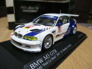 ミニチャンプス　 1/43　 「 BMW　M3　GTR　」　ALMS（アメリカン　ル・マン　シリーズ）　2001y 　 ・送料 400円 （レターパック発送）