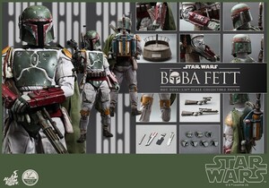 巨大！　全高４５センチ！　ホットトイズ クオーター・スケール スター・ウォーズ　ボバ・フェット 1/4スケール　ボーナスアクセサリー付き