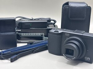 【動作確認済み・訳あり】 RICOH リコー　GR digital Ⅳ 4 iv　コンパクトデジタルカメラ　ブラック　ケーブルスイッチ　CA-2