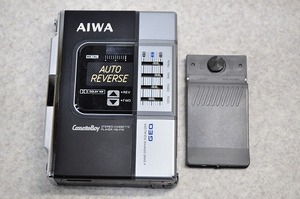 ジャンク■AIWA　HS-P10　アイワ　カセットボーイ 再生　ポータブルカセットプレイヤー　CASETTO BOYウォークマン