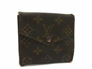 LOUIS VUITTON ルイヴィトン M61660 モノグラム ポルトモネビエ カルトクレディ 三つ折り 財布 ウォレット ブラウン系 DG3078