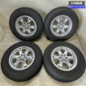 パジェロ 等 Weds キーラーフォース 7.5-17+40 6H139 ブリヂストン ブリザック DM-V2 265/65R17 17インチ スタッドレス 4本セット 009