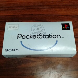 ト472 未使用 Pocket Station ポケットステーション Crystal プレイステーション SONY SCPH-4000c メモリーカード 箱/取説付 動作未確認 