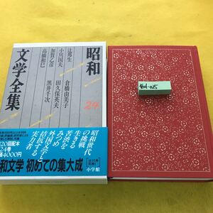 あ01-025 昭和文学全集 24 辻邦生 加賀乙彦 倉橋由美子 黒井千次 小川国夫 高橋和巳 田久保英夫 小学館