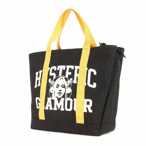 HYSTERIC GLAMOUR ヒステリックグラマー トートバッグ ブラック×イエロー【メンズ】