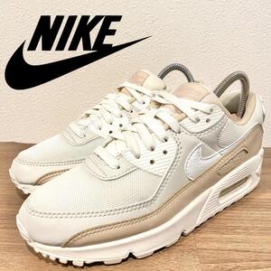 NIKE WMNS AIR MAX 90 ナイキ エア マックス 90 ベージュ レディース ローカットスニーカー FD1452-030 カジュアル 23cm 