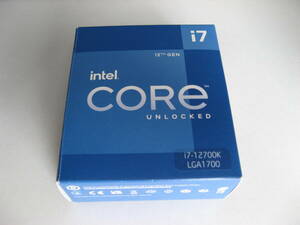 intel core i-7 12700K 【中古品】