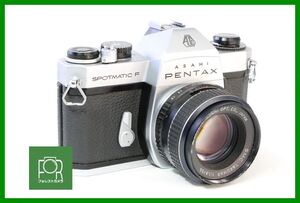 【同梱歓迎】実用■PENTAX SPOTMATIC F ボディ+SMC Takumar 55mm F1.8 M42■AM1042