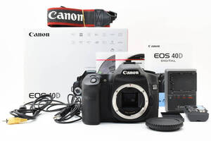 【完動美品】人気機種 Canon キャノン EOS 40D ボディ 元箱・付属多数