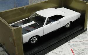 ☆絶版*世界2500台*Ertl/GMP*1/18*1969 Plymouth GTX 426 Hemi ホワイト/ブラック