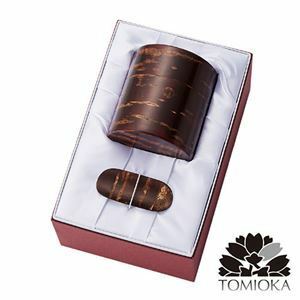 【新品】平型茶筒茶箕セット 150g入 1-2-0050