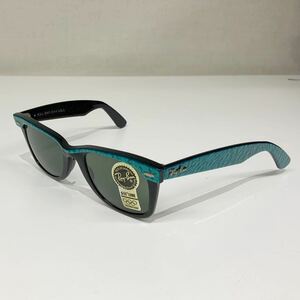 【ビンテージ未使用2】Ray-Ban WAYFARER bausch & lomb B&L 90年代 レイバン ウェイファーラー ブルー