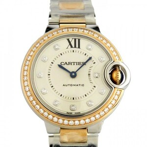 カルティエ Cartier バロンブルー WE902077 シルバー文字盤 新品 腕時計 レディース