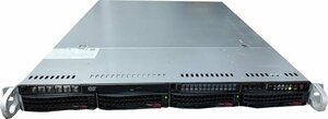 ●格安 SuperMicro 1Uサーバ SuperServer 6017R-WRF (Xeon E5-2630 V2 2.6GHz*2/64GB/3.5inch 600GB*3/9267-8i RAID/CentOS6.7)