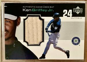 1999 Upper Deck OVATION A Piece of History バット・カード　#KGj Ken Griffey Jr. ケン・グリフィーJr.