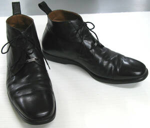 バリー BALLY：メンズ レザー ショート ブーツ ( 革靴 男性用 シューズ shoes boots