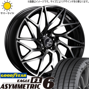 245/40R19 サマータイヤホイールセット カローラクロス etc (GOODYEAR ASYMMETRIC6 & Blikker 01T 5穴 114.3)