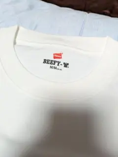 Hanes BEEFY-T M ホワイト Tシャツ