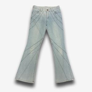 japanese label seam design denim pant tornado mart