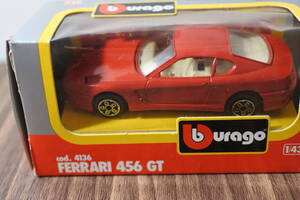 ブラーゴ　フェラーリ456GT　未使用未開封品　１/43