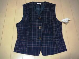 ●送料230円●　13号　クニサダ製　JaMa 事務ベスト　OL制服　コスプレ衣装　タグ付き未使用品