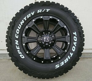 新品 人気タイヤ ホイール 4本セット デリカD5 RAV4 CX5 トーヨー オープンカントリー RT 235/70R16 ホワイトレター 16インチ DeathRock