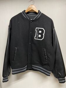 【X-LARGE エクストララージ】 101214021013 ×BALANSA WOOL STADIUM JACKET ウール スタジアム ジャケット M レザー ストリート 2411oki k